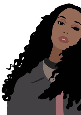 duvar kağıdı, poster veya baskı için arka plan veya afiş reklam yüksek çözünürlüklü jpeg için çizilmiş moda illüstrasyon el