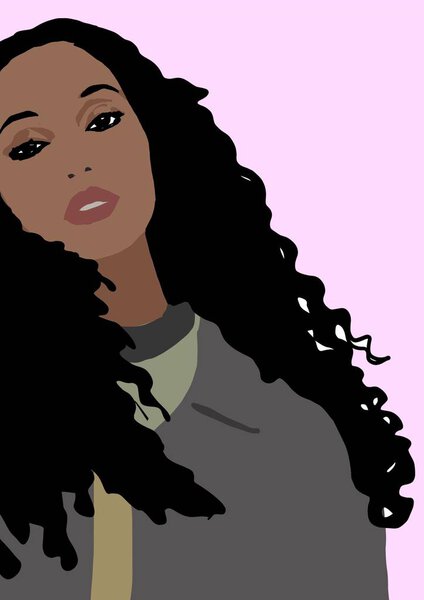 fashion illustration hand drawn for background or banner advertisement high resolution jpeg for wallpaper, poster or print