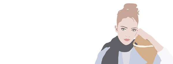 fashion illustration hand drawn for background or banner advertisement high resolution jpeg for wallpaper, poster or print