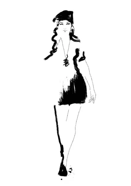 Illustration Von Haute Couture Modellen — Stockfoto