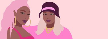 Siyahi gençler. Gençler siyahtır. Renkli kızlar. Afrikalı kadınlar