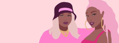 Siyahi gençler. Gençler siyahtır. Renkli kızlar. Afrikalı kadınlar