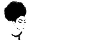 Afrikalı kız ya da kadın, moda çizimi el çizimi. 