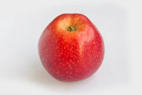 Roter Apfel Auf Hintergrund — Stockfoto