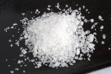 beyaz deniz tuz pul yakın çekim