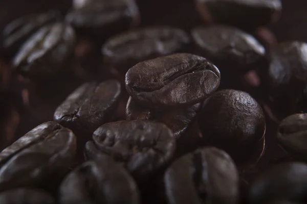 Coffee Beans Bulk Close Defocus — Stock Photo, Image