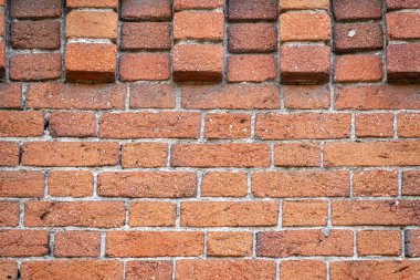 19. yüzyıl tuğla duvarının parçası