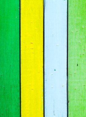 Arka plan kavramı, renkli dikey ahşap plakalar