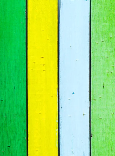 Pozadí konceptu, barevné svislé dřevěné prkna — Stock fotografie