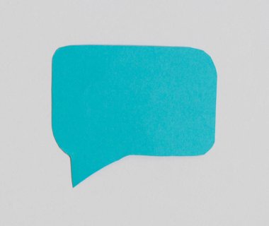 Mavi sohbet konuşma simgesini: bir sembol ve kavramı konuşmak ve mes için