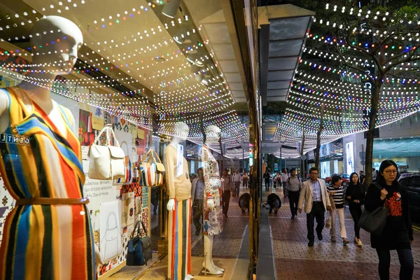Causeway Bay Hong Kong, one of the more trendy places to shop in — Stock Photo, Image