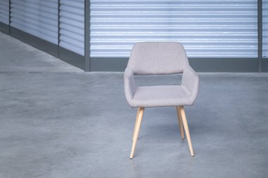 Boş ofis koltuğu. Boş iş kavramı. Boşluğu kopyala.