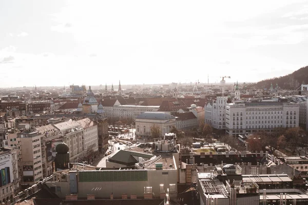 Elevated View City Budapest Stephen Basilica Hungary — Stock Photo, Image