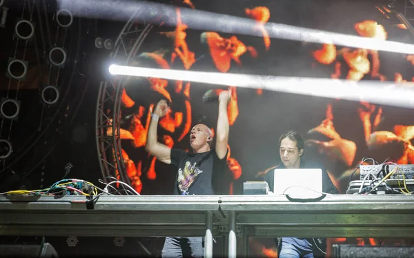 Kiev Ucrania Julio 2018 Infected Mushroom Dúo Israelí Psicología Electrónica — Foto de Stock