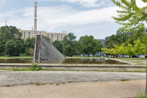 Berlin Allemagne Juillet 2018 Célèbre Parc Invaliden Avec Mur Invaliden — Photo