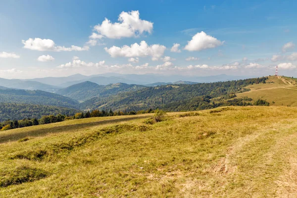 Paesaggio Della Valle Della Montagna Montagna Banska Rocketa Nei Carpazi — Foto Stock