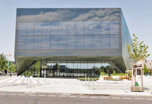 Berlin Tyskland Juli 2018 Futurium Modern Business Center Fasad Centrala — Stockfoto