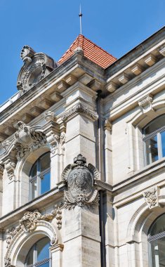 Eski güzel bina dış kat Mitte bölgesinde, Berlin, Almanya ile.