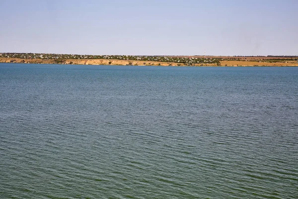 Paisaje Del Estuario Khadzhibey Ucrania Estuario Del Noroeste Del Mar —  Fotos de Stock