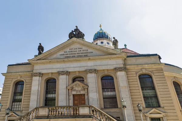 Francuski Kościół Protestancki Francuski Kościół Placu Gendarmenmarkt Berlinie Niemcy — Zdjęcie stockowe