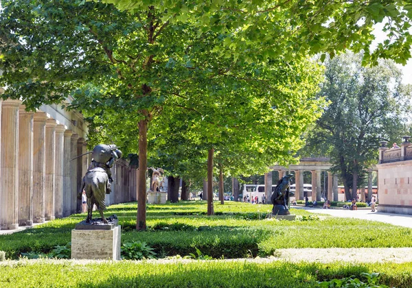 Statues Garden Old National Gallery Museum Museums Island Berlin Germany — Stock Photo, Image