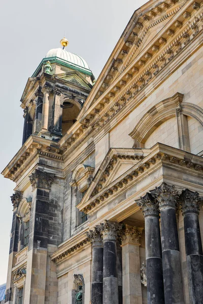 Exterior Catedral Cúpula Berliner Isla Los Museos Día Soleado Berlín —  Fotos de Stock