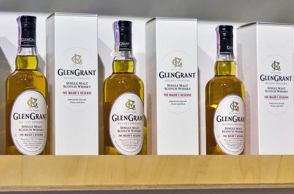 Kiev Ukrajna 2018 Október Glen Grant Skót Egyetlen Maláta Whisky — Stock Fotó