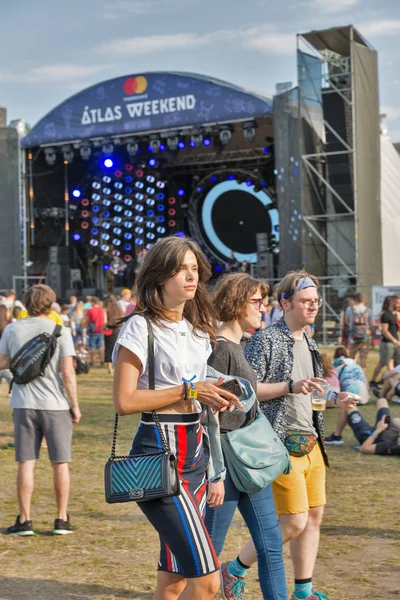 Kiev Oekraïne Juli 2018 Bezoek Jongeren Atlas Weekend Festival Nationale — Stockfoto