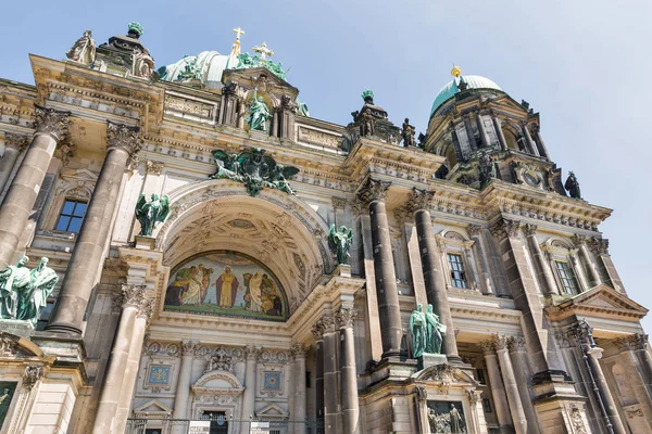 Berliner Domkyrkan Exteriör Museum Solig Dag Berlin Tyskland — Stockfoto