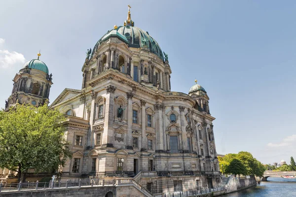 Berliner Dome Extérieur Cathédrale Sur Île Aux Musées Lors Une — Photo