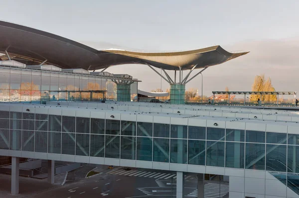 Boryspil Ucrania Noviembre 2018 Edificio Terminal Del Aeropuerto Internacional Boryspil — Foto de Stock