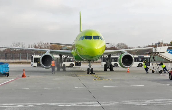 Berlín Alemania Noviembre 2018 Airlines Airbus A320 Aeropuerto Internacional Tegel — Foto de Stock