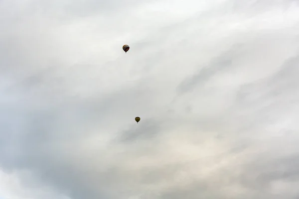 Makarów Ukraina Lipca 2017 Balonów Ogrzane Powietrze Odlecieć Niebie Gorącego — Zdjęcie stockowe