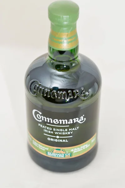 Kiev Ucraina Dicembre 2018 Connemara Pelato Bottiglia Whisky Irlandese Single — Foto Stock