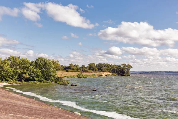 Kakhovka water reservoir shore, Ukraine. — Stock Photo, Image