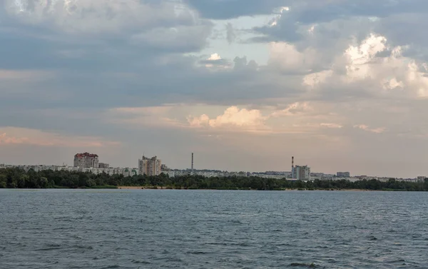 Zaporizhia stadsbilden, Ukraina. — Stockfoto