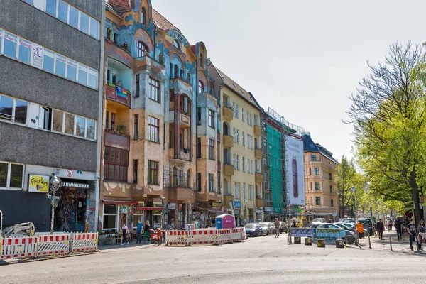 Stadsbilden i distriktet Kreuzberg i Berlin, Tyskland. — Stockfoto
