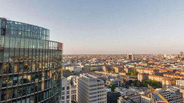 Potsdamer Platz 'daki Db kulesi, Berlin, Almanya.