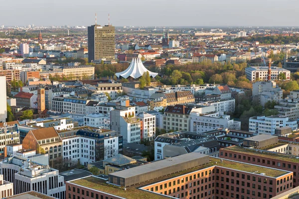 Berlin esti légi városkép, Németország. — Stock Fotó