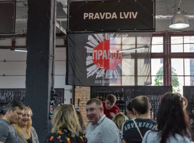 Kiev Art Zavod Platforma'da Kiev Bira Festivali, Ukrayna.
