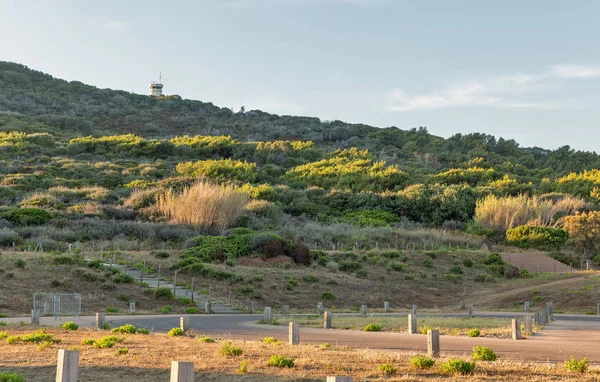 Tom parkeringsplats i Ajaccio, Korsika, Frankrike. — Stockfoto