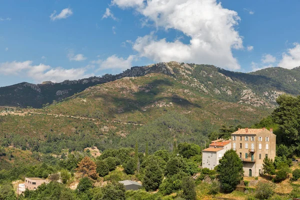 Vivario'da dağ manzarası, Korsika, Fransa. — Stok fotoğraf