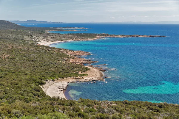 Paysage panoramique côtier, Roccapina, Corse, France . — Photo