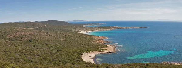 Kystlandskab, Roccapina, Korsika ø, Frankrig . - Stock-foto