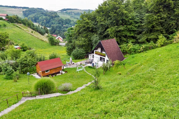 Letní venkovská krajina u Mariboru, Slovinsko. — Stock fotografie