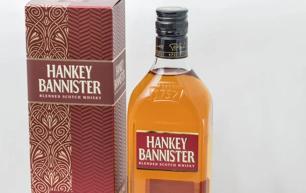 Kiev Ucraina Dicembre 2018 Hankey Bannister Miscelato Scotch Whisky Bottiglia — Foto Stock