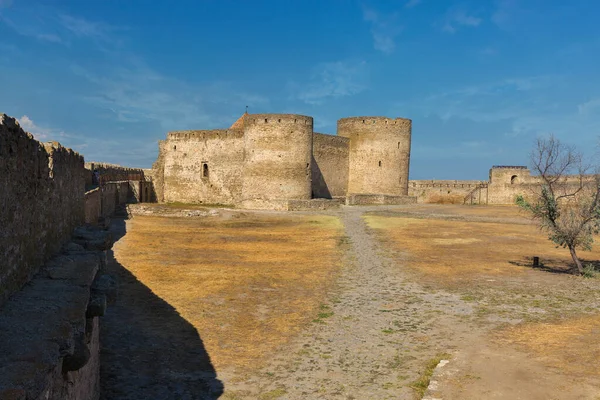 Starověká Pevnost Bilhorod Dnistrovskyi Nebo Akkerman Ukrajině Nádvoří Pevností Vězeňskými — Stock fotografie