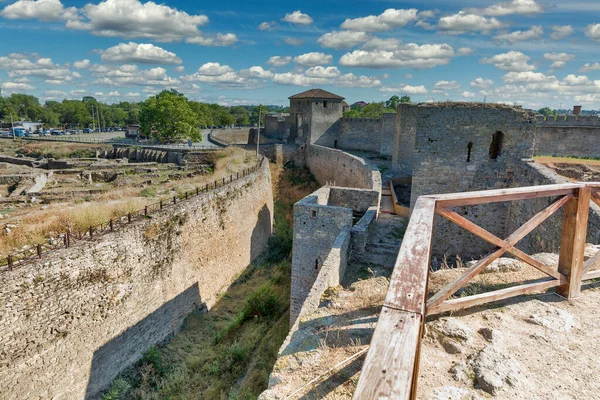 Antigua Fortaleza Bilhorod Dnistrovskyi Akkerman Ucrania Puerta Principal —  Fotos de Stock