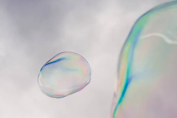 泡カラフルな空気と石鹸 — ストック写真