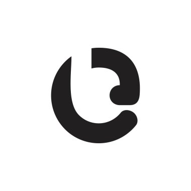 Soyut m.ö. geometrik basit logo harfleri